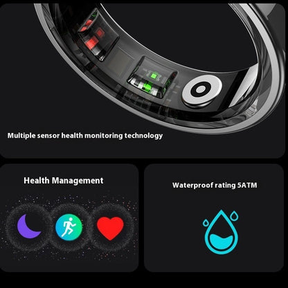Smart Ring Sleep & Fitness Tracker with Blood Pressure and SpO2 Monitor