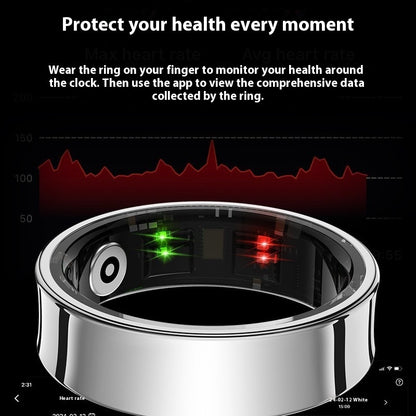 Smart Ring Sleep & Fitness Tracker with Blood Pressure and SpO2 Monitor